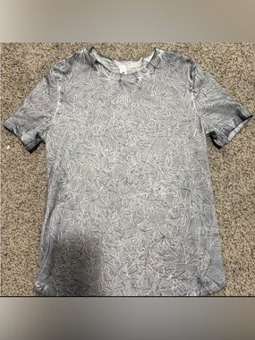 Lululemon Love Crew T-Shirt - Summit Wash Graphite Grey